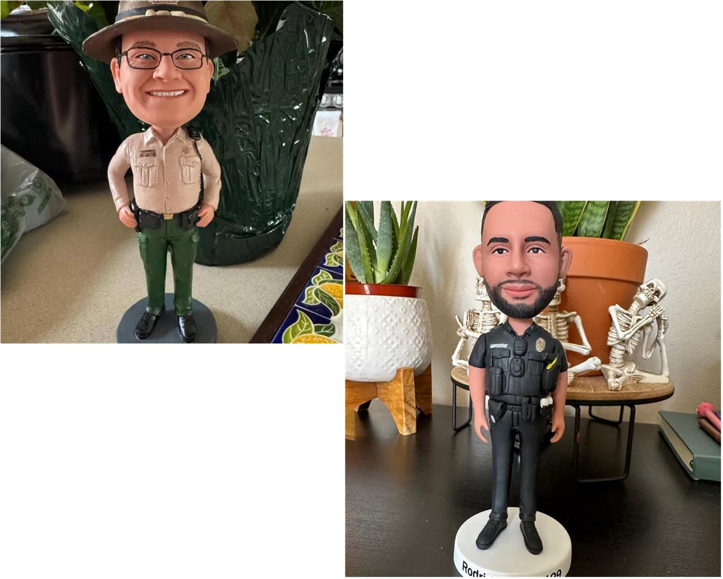 Custom Bobblehead from picture: Unique Retirement Gift, police graduatin, promotion gift for officer, birthday gift for sherrif