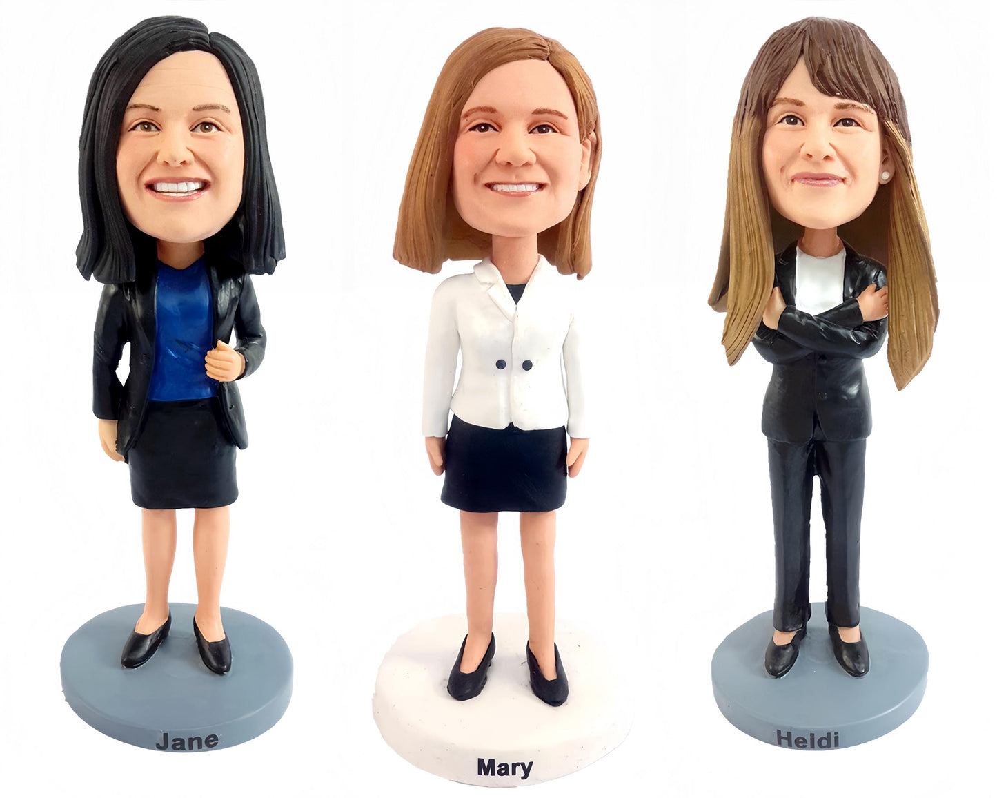 Custom office Bobbleheads, Personalized Team Gifts, company party gift with logos on