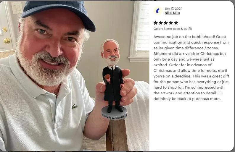 Custom bobblehead for female judges, Personalized Judge Bobbleheads, Custom Bobbleheads Judge for male/female, Birthday gifts for her