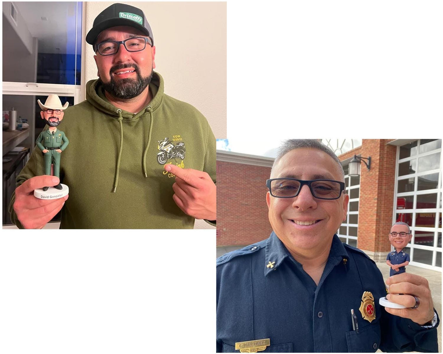 Custom Bobblehead from picture: Unique Retirement Gift, police graduatin, promotion gift for officer, birthday gift for sherrif