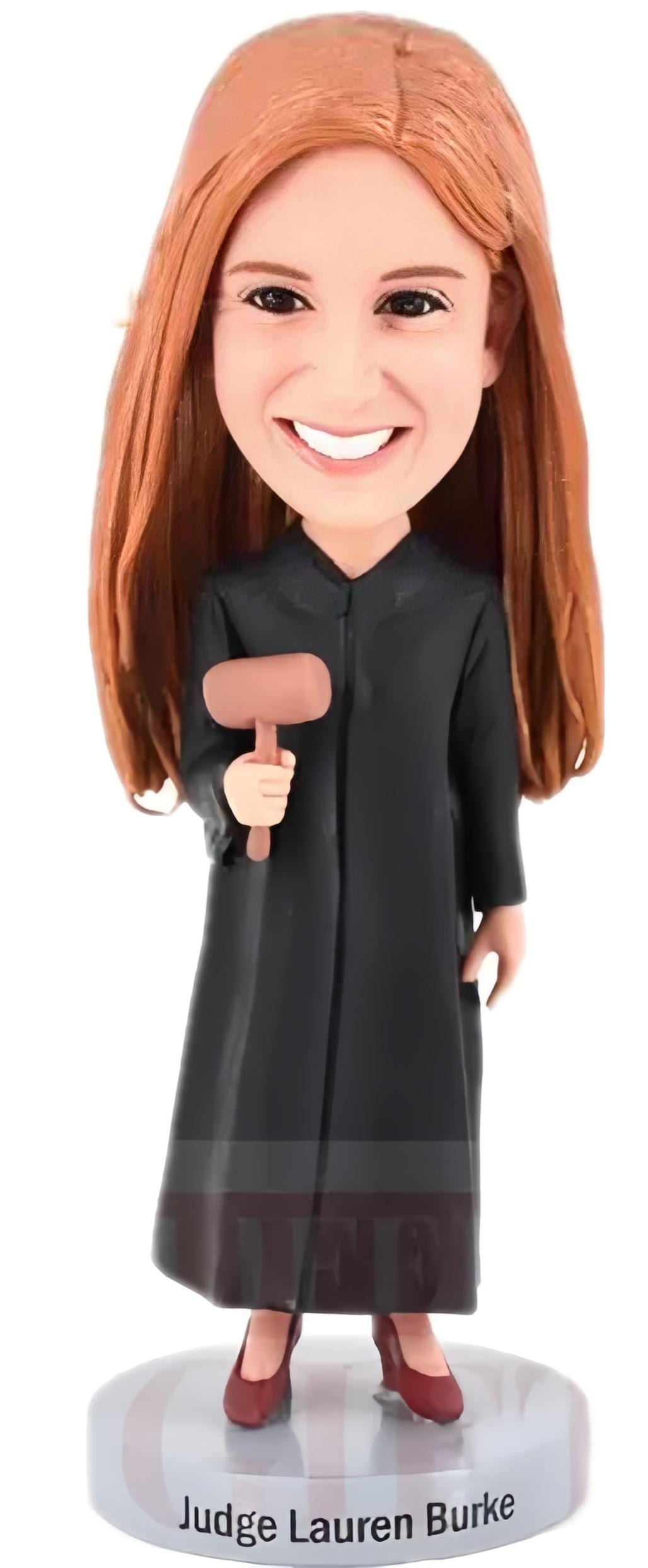 Custom Judge Bobbleheads, Personalized Magistrate Retirement Gift, promothion gift