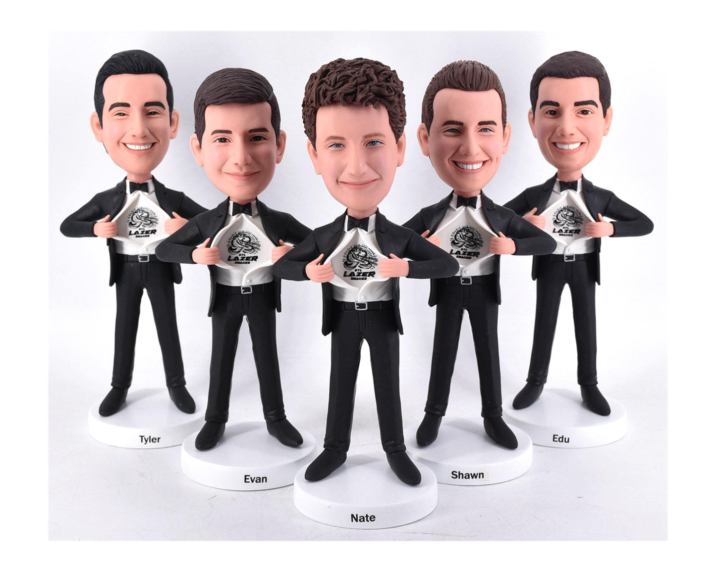 Custom Groomsmen Bobbleheads: Personalized Wedding Party Gifts