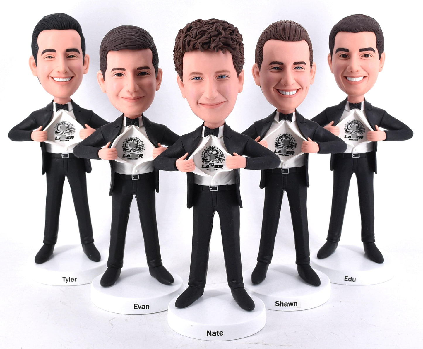 Custom Team Bobbleheads: Handmade Company party & wedding party Gifts