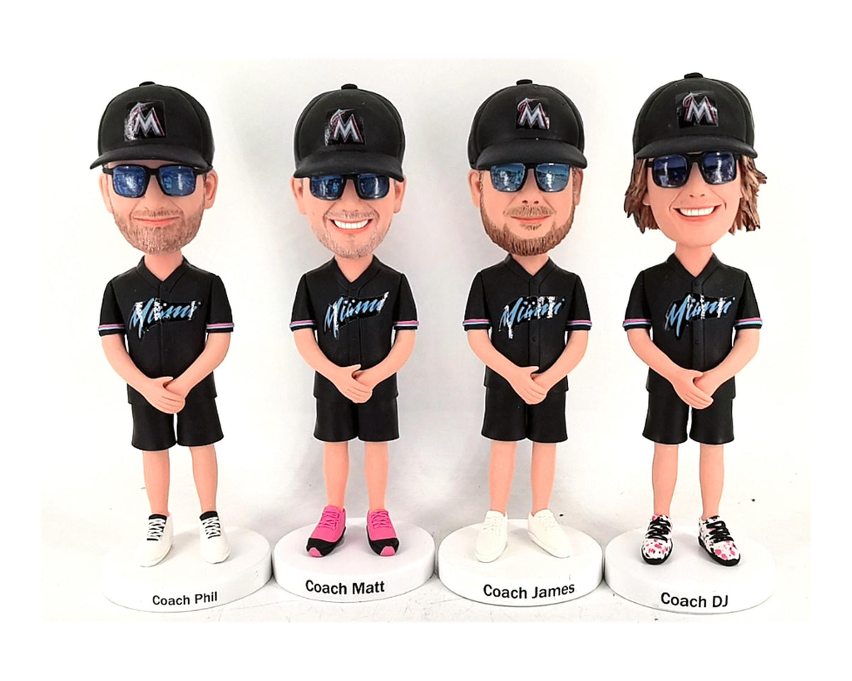 Custom coach Bobbleheads, Personalized team figurines, appreciation gift for youth team coaches