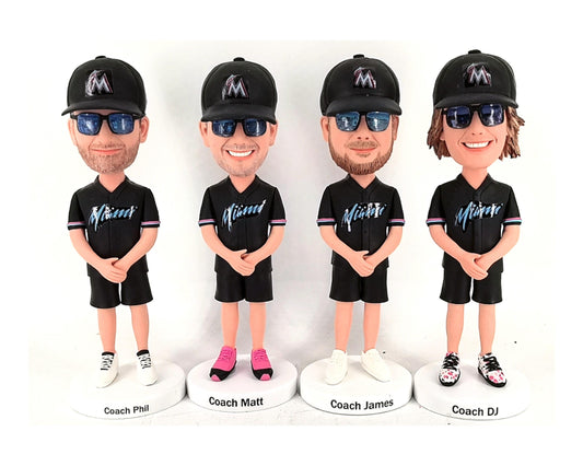 Custom Coach Bobblehead, Personalized Team Gift, Handmade Figurine