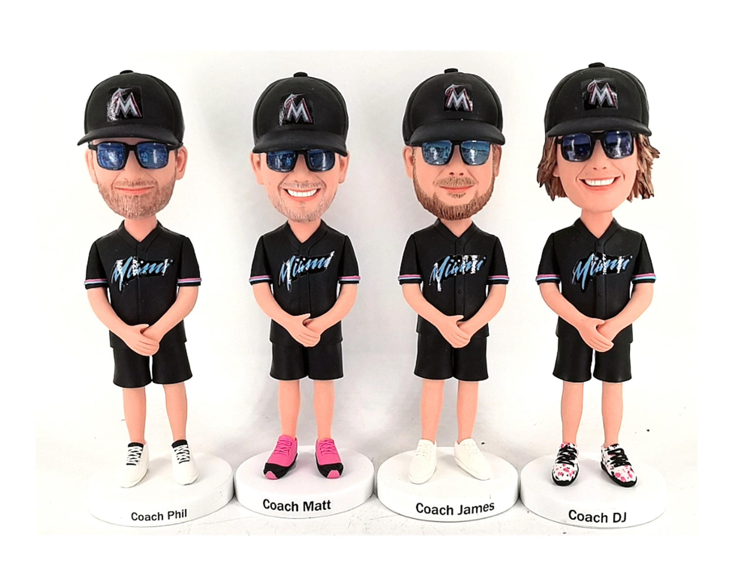Custom Coach bobbleheads, personalized gift for baseball coaches, gifts for basketball coaches, bobbleheads for summer camp coaches crew