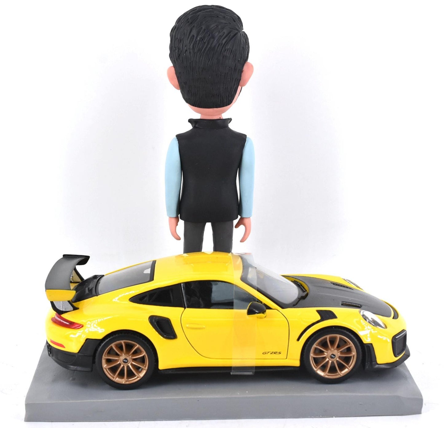 Custom Boss Bobblehead with luxury Car: Personalized birthday Gift