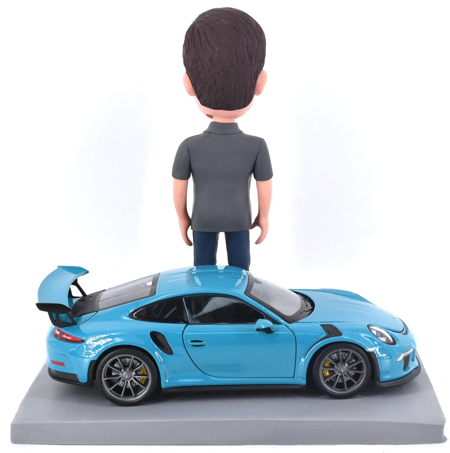 Custom Boss Bobblehead with luxury Car: Personalized birthday Gift