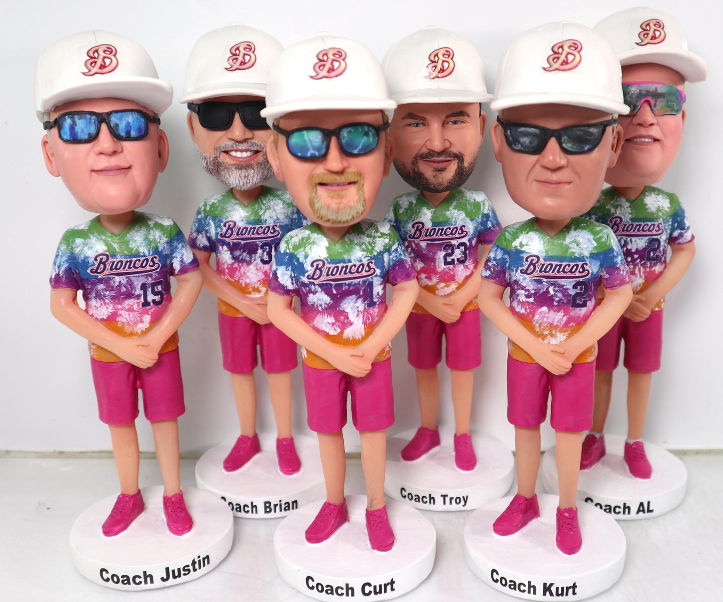 Custom Baseball Coach Bobbleheads, Handmade Thank-you Gift for team