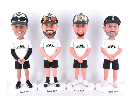 Custom Baseball Coach Bobbleheads, Handmade Thank-you Gift for team