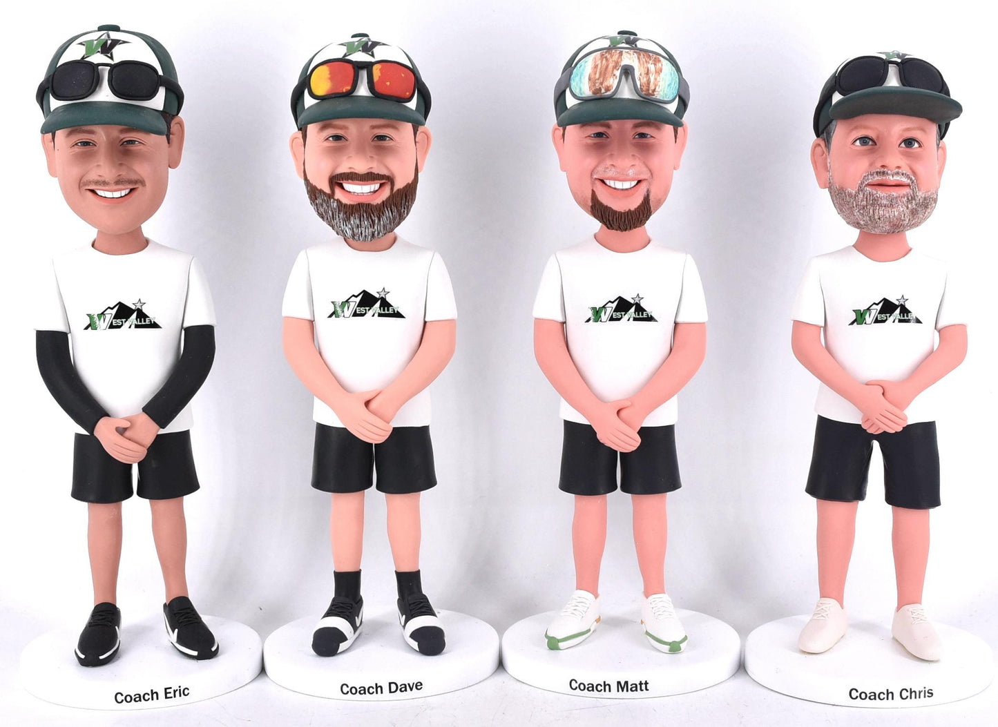 Custom Coach Bobbleheads, Personalized Baseball dolls, Basketball coaches Gift ideas