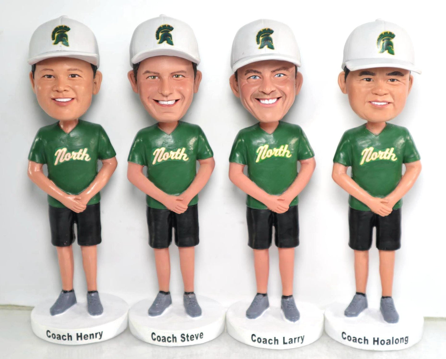 Custom Coach bobbleheads, personalized gift for baseball coaches, gifts for basketball coaches, bobbleheads for summer camp coaches crew