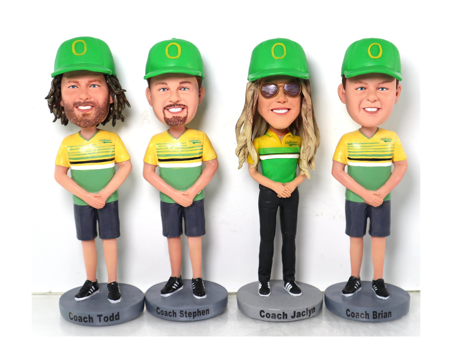 Custom Coach bobbleheads, personalized gift for baseball coaches, gifts for basketball coaches, bobbleheads for summer camp coaches crew