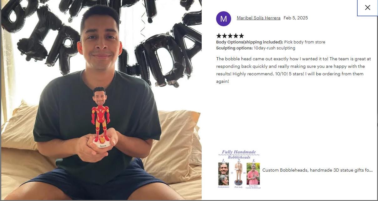 Custom Boss Bobblehead: Personalized Retirement Gift, Company Party Idea