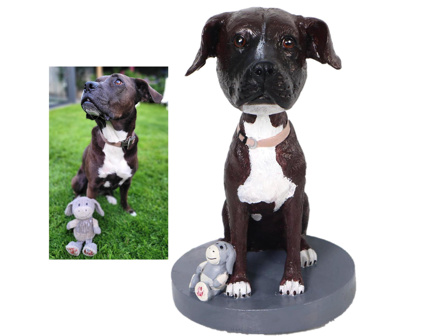 Custom Pet Bobblehead: Handmade Dog/Cat Memorial Keepsake