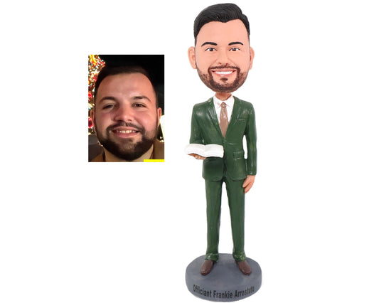 Custom Wedding Officiant Bobblehead: Personalized Thank You Gift