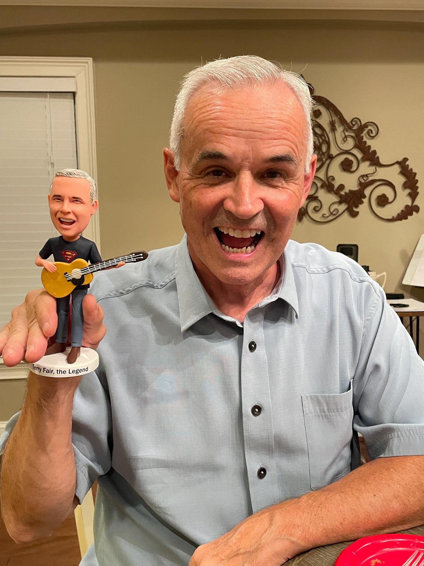 Custom Bobblehead with bike, personalized bobblehead doll from picture, birthday gift for biker/ride/husband/boyfriend, boss retirement