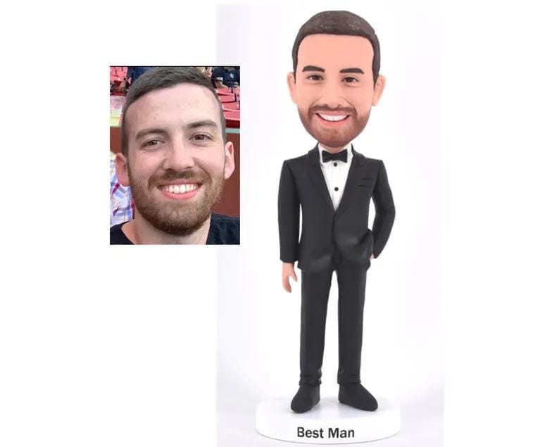 Custom Bobbleheads, personalized bobblehead doll, handmake mini-me dolls from pictures, fun gift ideas for any occasions/festival/events