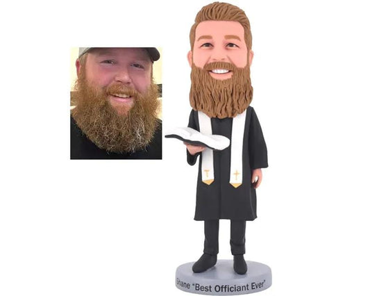 Custom Wedding Officiant Bobblehead: Personalized Thank You Gift