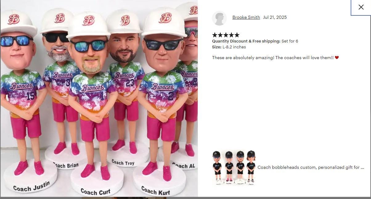 Custom Boss Bobblehead: Personalized Retirement Gift, Company Party Idea
