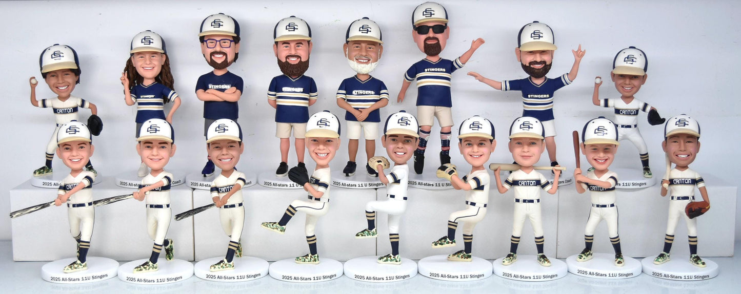 Custom Baseball Bobbleheads: Personalized Player & Coach Gifts