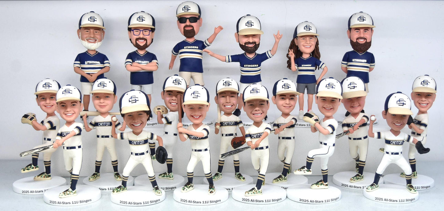 Custom Baseball Bobbleheads: Personalized Player & Coach Gifts