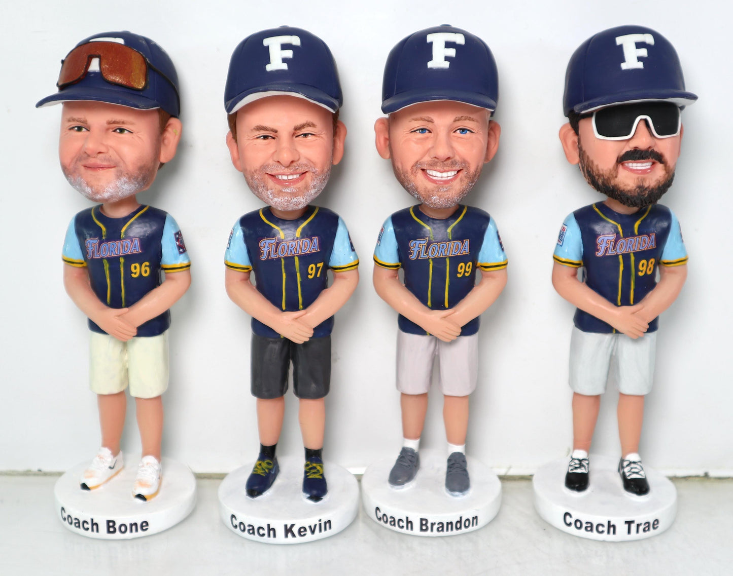 Personalized Coach Bobbleheads - Custom Baseball Team Gift