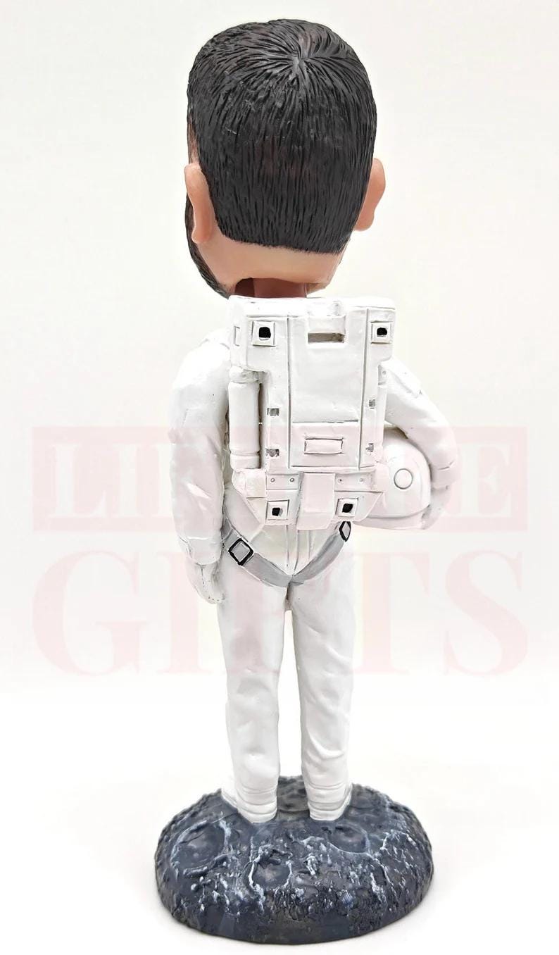 Custom Spaceman Bobblehead: Personalized Astronaut Gift
