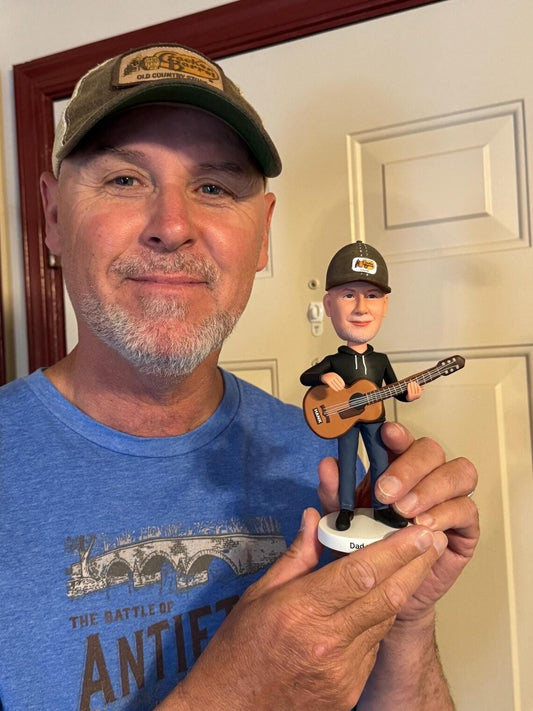 Custom Guitar Singer Bobblehead: Personalized Musician Figurine