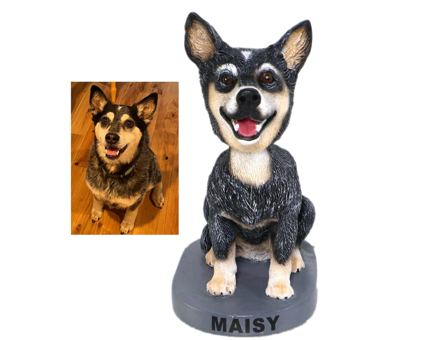 Custom Dog Bobblehead, Personalized Pet Memorial Gift