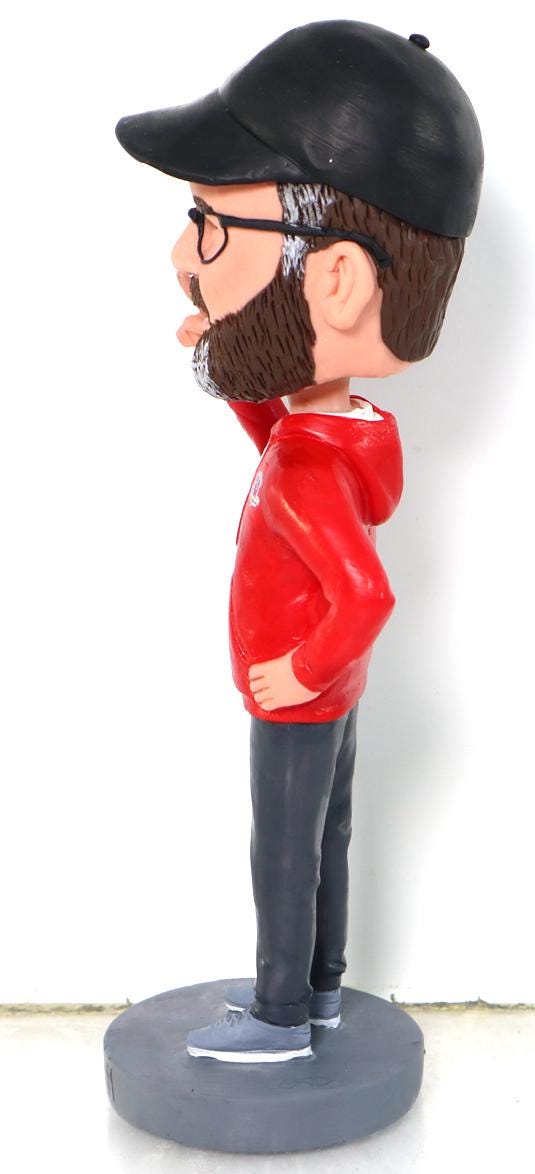 Custom bobblehead from picture, office desk nodding doll, dashboard bobble head figurine, personalized birthday gift