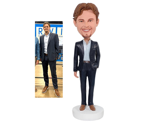 Boss Custom bobblehead, Personalized Figurine Gift for him, birthday present for co-workers, office desk decoration