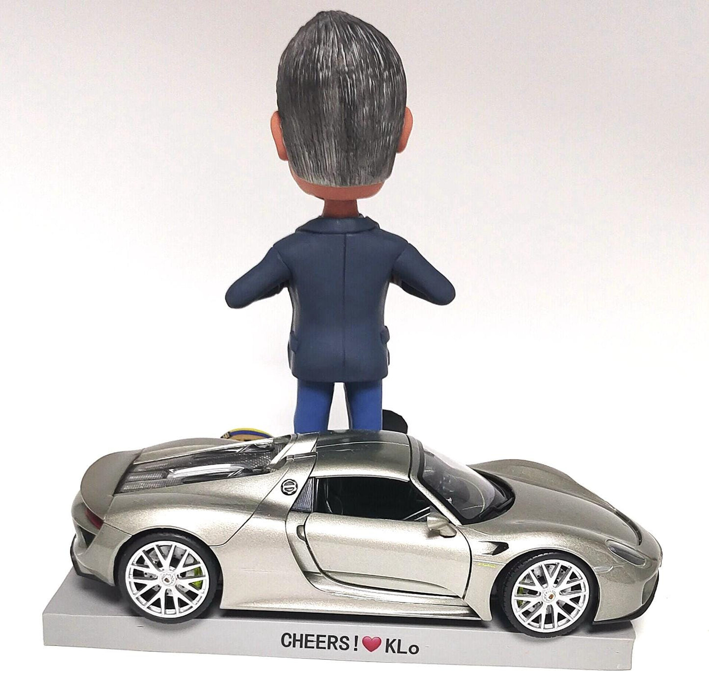 Custom Bobblehead boss with Sports Car: Personalized birthday Gift