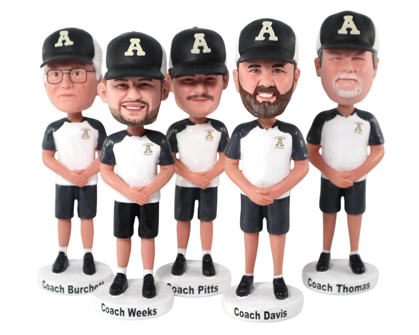 Custom coach bobbleheads, personalized bobblehead dollsfor team, fun gift ideas for coaches/office/friends/family