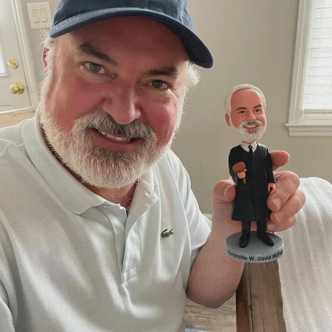 Custom Bobblehead Police Officer, Personalized Retirement Gift, birthday gift for husband/boss/co-workers, County sheriff present