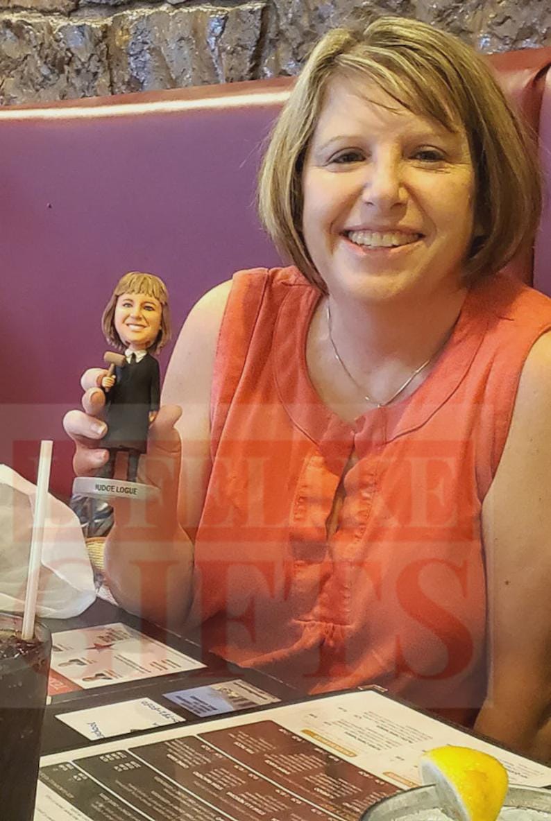 Custom Bobblehead Police Officer, Personalized Retirement Gift, birthday gift for husband/boss/co-workers, County sheriff present