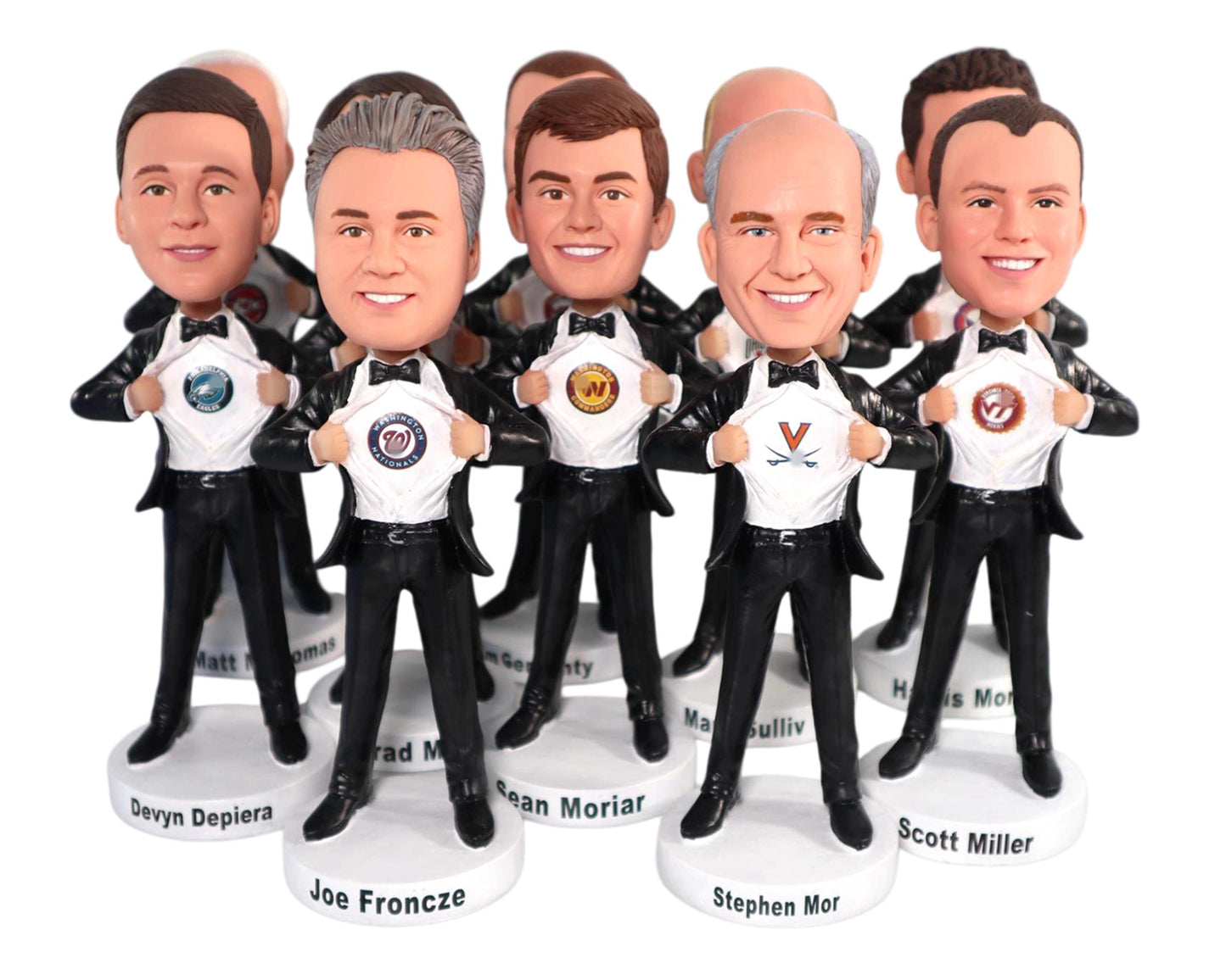 Custom bobblehead dolls gift for team, fully handmade figurines from pictures, personalized gift ideas for any team/party/office/event