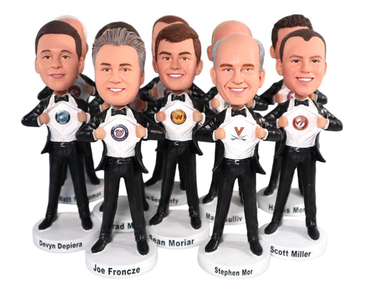Custom bobblehead dolls gift for team, fully handmade figurines from pictures, personalized gift ideas for any team/party/office/event