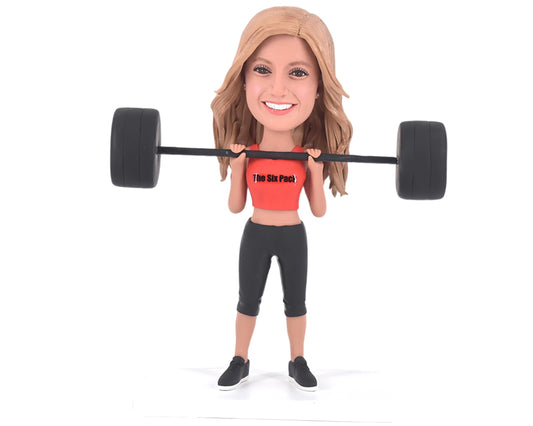 Custom Workout Bobblehead, Personal Trainer Gift with his/her own pose and outfits, thank-you gift for coaches, gift for gym