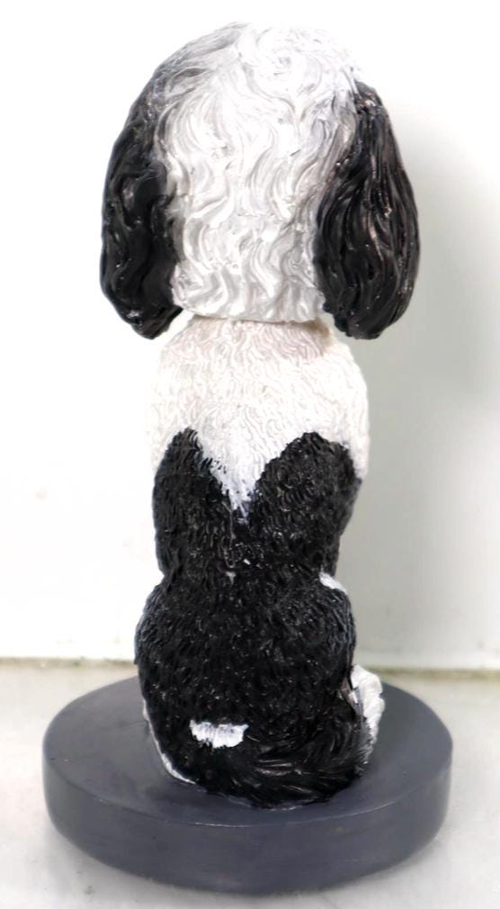 Custom Dog Bobblehead, Personalized Pet Memorial, Handmade Resin Figurine, handmade dashboard nodding dog, pet loss gift