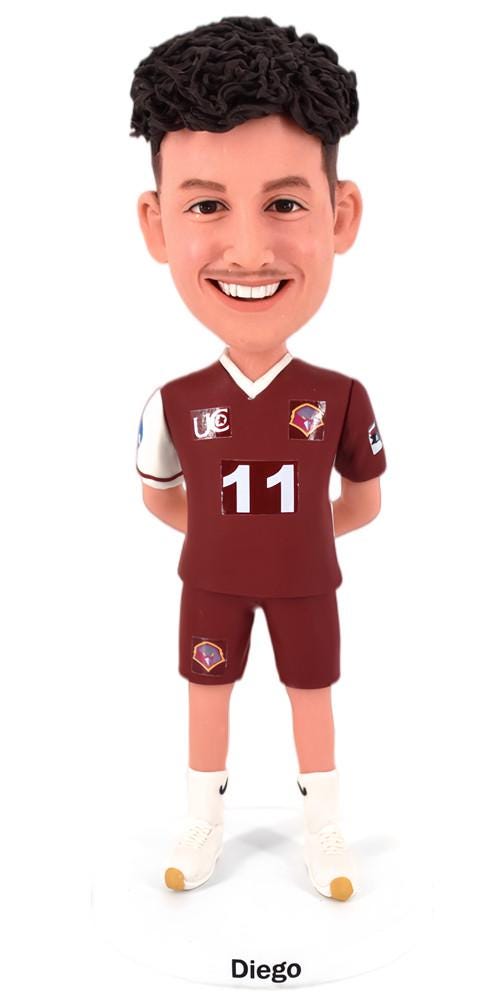 Custom team bobblehead dolls, thank-you gift for coaches, graduation present for boys, fully handamde gift for team/groups/crew/office