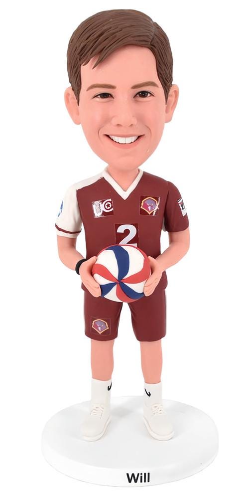 Custom team bobblehead dolls, thank-you gift for coaches, graduation present for boys, fully handamde gift for team/groups/crew/office