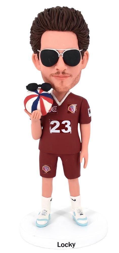 Custom team bobblehead dolls, thank-you gift for coaches, graduation present for boys, fully handamde gift for team/groups/crew/office