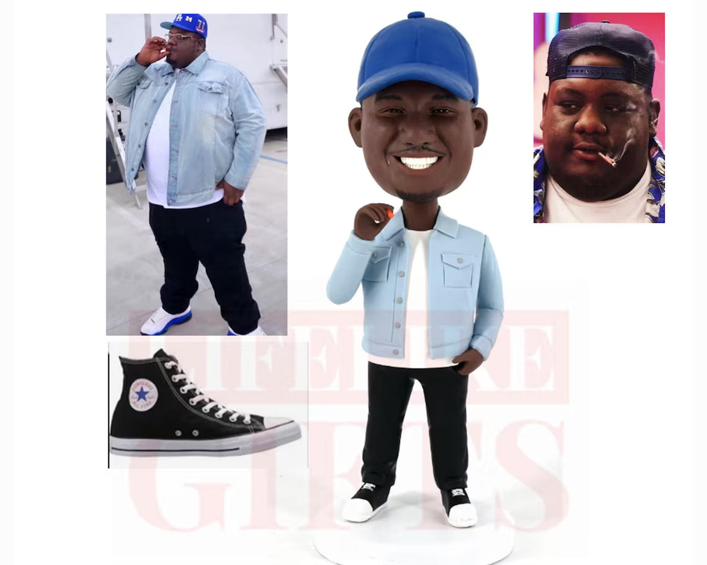 Custom bobblehead from picture, Personalized Gift for Boss, handmade bobblehead doll from picture, graduation gift, birthday present for him