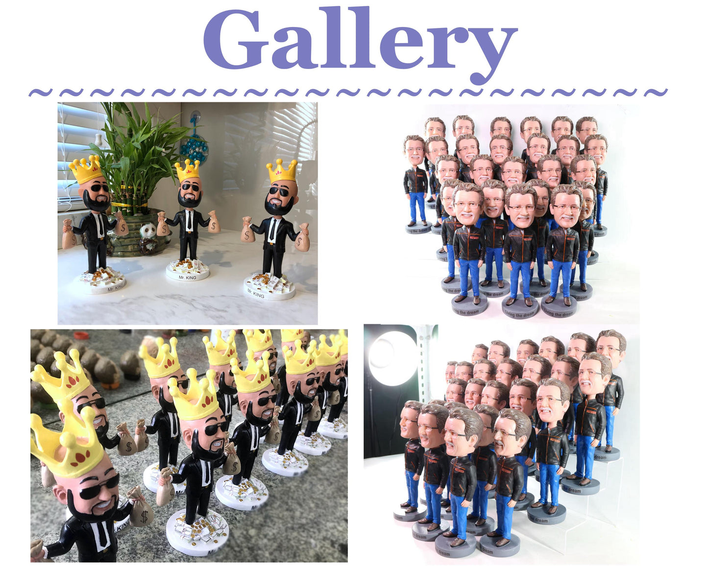 Bulk order Custom Bobblehead, bobblehead factory wholesale, Personalized Office Team Gift, Unique Gift for Boss, Coworkers or Husband