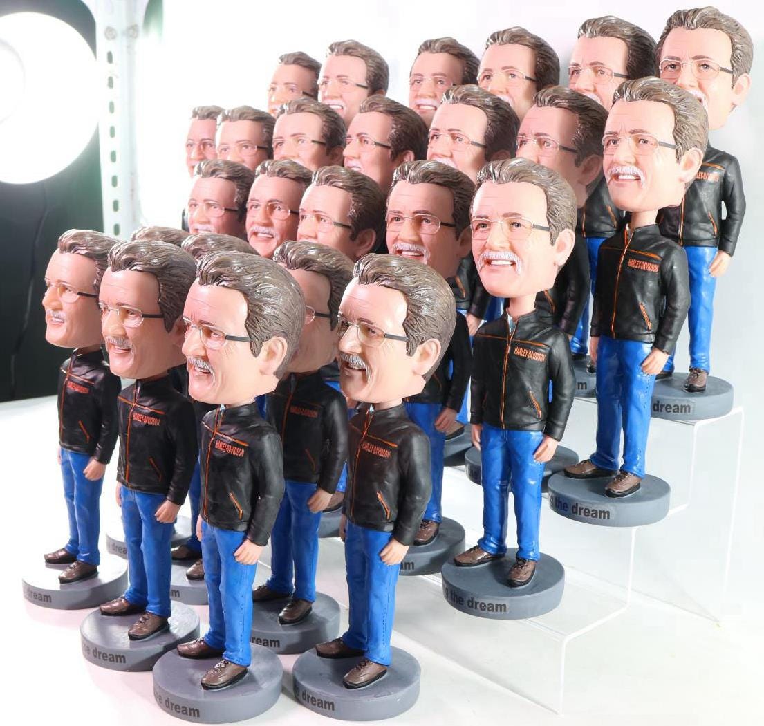 Custom bobblehead for boss, bulk copy boss figurine from picture, Handmade gift for company/office/clients/family, fun gift ideas for CEO