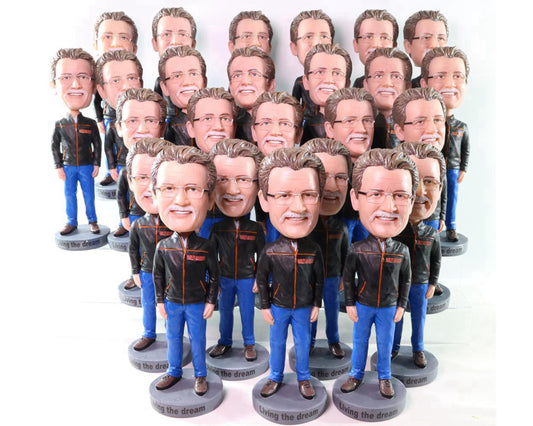 Custom bobblehead for boss, bulk copy boss figurine from picture, Handmade gift for company/office/clients/family, fun gift ideas for CEO