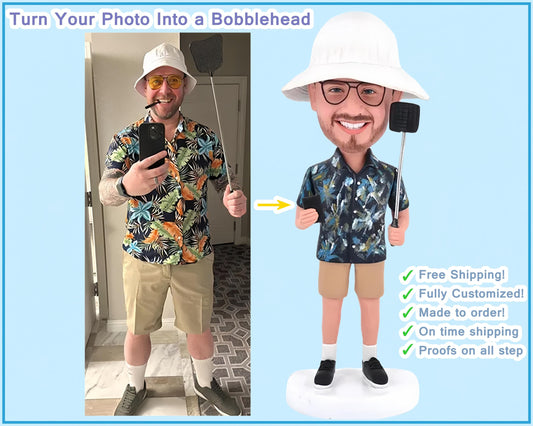 Husband gift bobblehead customized from Photo, Funny retirement Gift for boss, Personalized Bobblehead Gift for Boyfriend Dad Anniversary