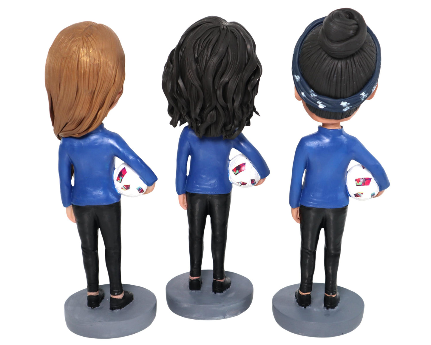 Custom soccer bobblehead, football coach personalized figurine, handmade bobble head doll for football lover