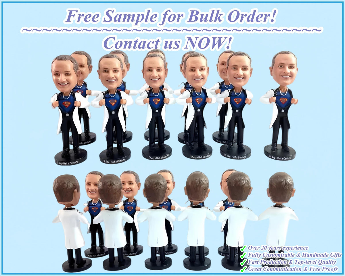 Custom Bobbleheads, bulk copy Figurines, Handmade figurine from picture, gifts for clients/co-workers